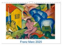 Franz Marc 2025 (Wandkalender 2025 DIN A4 quer), CALVENDO Monatskalender