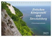 Zwischen Königsstuhl und Streckelsberg (Tischkalender 2025 DIN A5 quer), CALVENDO Monatskalender