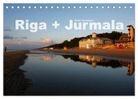 Riga + Jurmala (Tischkalender 2026 DIN A5 quer), CALVENDO Monatskalender