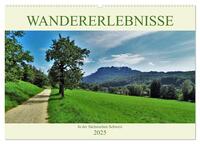 Wandererlebnisse in der Sächsischen Schweiz (Wandkalender 2025 DIN A2 quer), CALVENDO Monatskalender