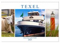 Texel - Kleine Insel, große Vielfalt (Wandkalender 2025 DIN A3 quer), CALVENDO Monatskalender