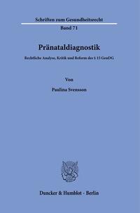 Pränataldiagnostik.