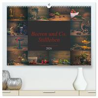 Beeren und Co. Stillleben (hochwertiger Premium Wandkalender 2026 DIN A2 quer), Kunstdruck in Hochglanz
