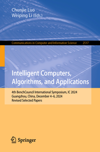 Intelligent Computers, Algorithms, and Applications