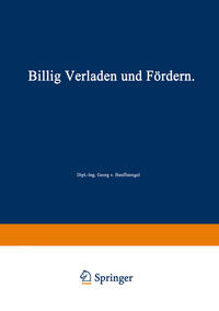 Vorderes Coverbild Billig Verladen und Fördern