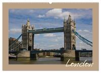London (Wandkalender 2025 DIN A2 quer), CALVENDO Monatskalender