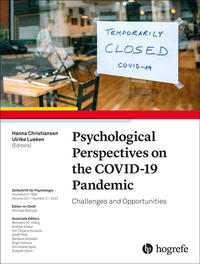 Psychological Perspectives on the COVID-19 Pandemic