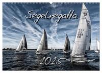 Segelregatta (Wandkalender 2025 DIN A2 quer), CALVENDO Monatskalender
