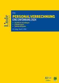 Vorderes Coverbild Personalverrechnung: eine Einführung 2024