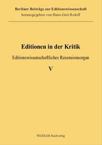 Editionen in der Kritik 5