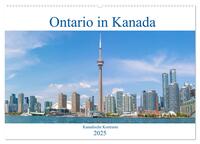 Ontario in Kanada - Kanadische Kontraste (Wandkalender 2025 DIN A2 quer), CALVENDO Monatskalender