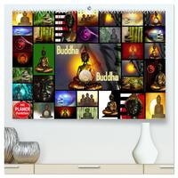 Buddha (hochwertiger Premium Wandkalender 2025 DIN A2 quer), Kunstdruck in Hochglanz