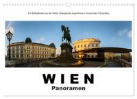 Wien Panoramen (Wandkalender 2025 DIN A3 quer), CALVENDO Monatskalender