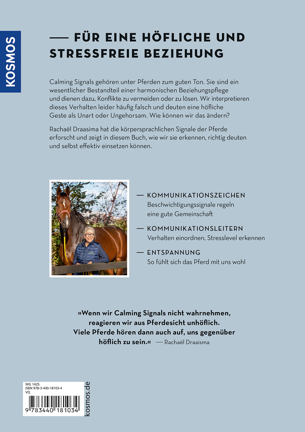 Rückseitencover Calming Signals