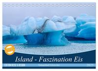 Island - Faszination Eis. Vatnajökull Gletscher (Tischkalender 2025 DIN A5 quer), CALVENDO Monatskalender