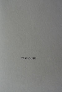 Vorderes Coverbild Teahouse