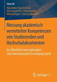 Vorderes Coverbild Messung akademisch vermittelter Kompetenzen von Studierenden und Hochschulabsolventen