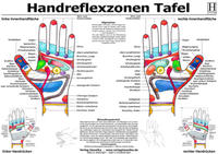 Handreflexzonen Tafel - A3 (laminiert)