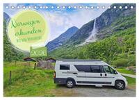 Norwegen erkunden mit dem Wohnmobil (Tischkalender 2026 DIN A5 quer), CALVENDO Monatskalender