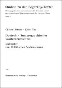 Deutsch-Sumerographisches Wörterverzeichnis