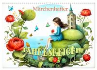 Märchenhafter Jahresreigen (Wandkalender 2025 DIN A3 quer), CALVENDO Monatskalender