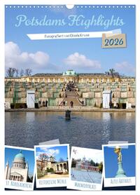 Potsdams Highlights (Wandkalender 2026 DIN A3 hoch), CALVENDO Monatskalender