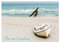 Vorderes Coverbild Orte zum Entspannen (Tischkalender 2025 DIN A5 quer), CALVENDO Monatskalender