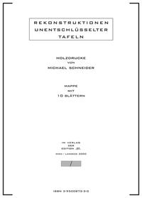 rekonstruktionen unentschlüsselter tafeln
