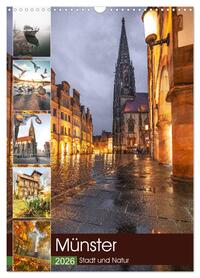 Münster - Stadt und Natur (Wandkalender 2026 DIN A3 hoch), CALVENDO Monatskalender