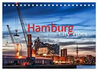 Vorderes Coverbild Hamburg City Vibes (Tischkalender 2025 DIN A5 quer), CALVENDO Monatskalender