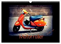 Vorderes Coverbild Motorroller (Wandkalender 2025 DIN A3 quer), CALVENDO Monatskalender