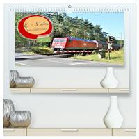 E-Loks - Bahn-Impressionen (hochwertiger Premium Wandkalender 2026 DIN A2 quer), Kunstdruck in Hochglanz