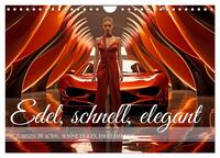 Edel, schnell, elegant (Wandkalender 2025 DIN A4 quer), CALVENDO Monatskalender