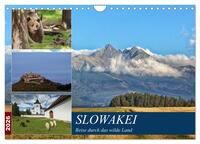 Slowakei - Reise durch das wilde Land (Wandkalender 2026 DIN A4 quer), CALVENDO Monatskalender