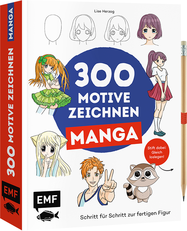 300 Motive zeichnen – Manga