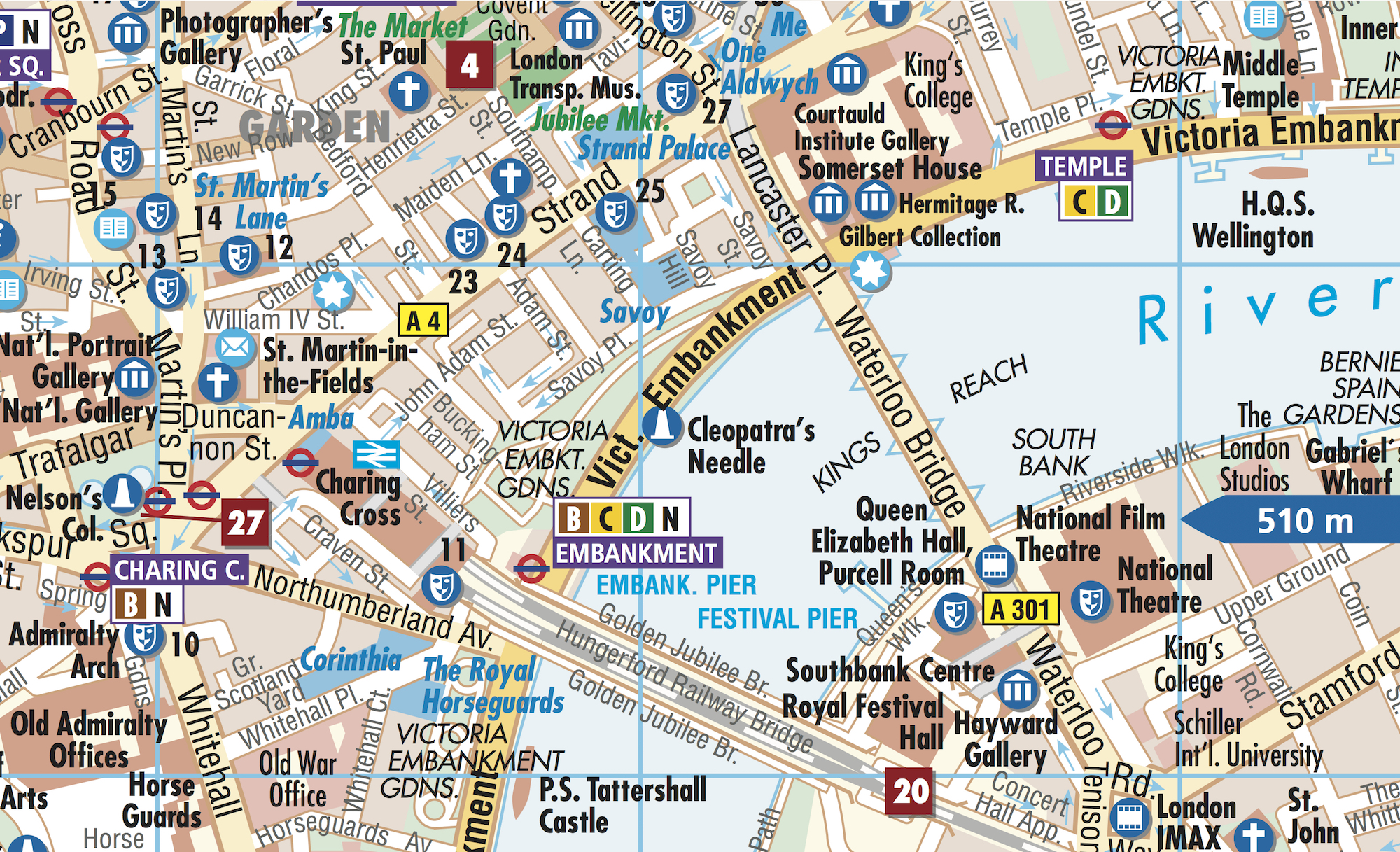 Beispielinhalt (Bild) London, Borch Map