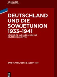 April 1937 bis August 1939