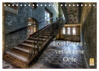 Lost Places - Verlassene Orte (Tischkalender 2026 DIN A5 quer), CALVENDO Monatskalender
