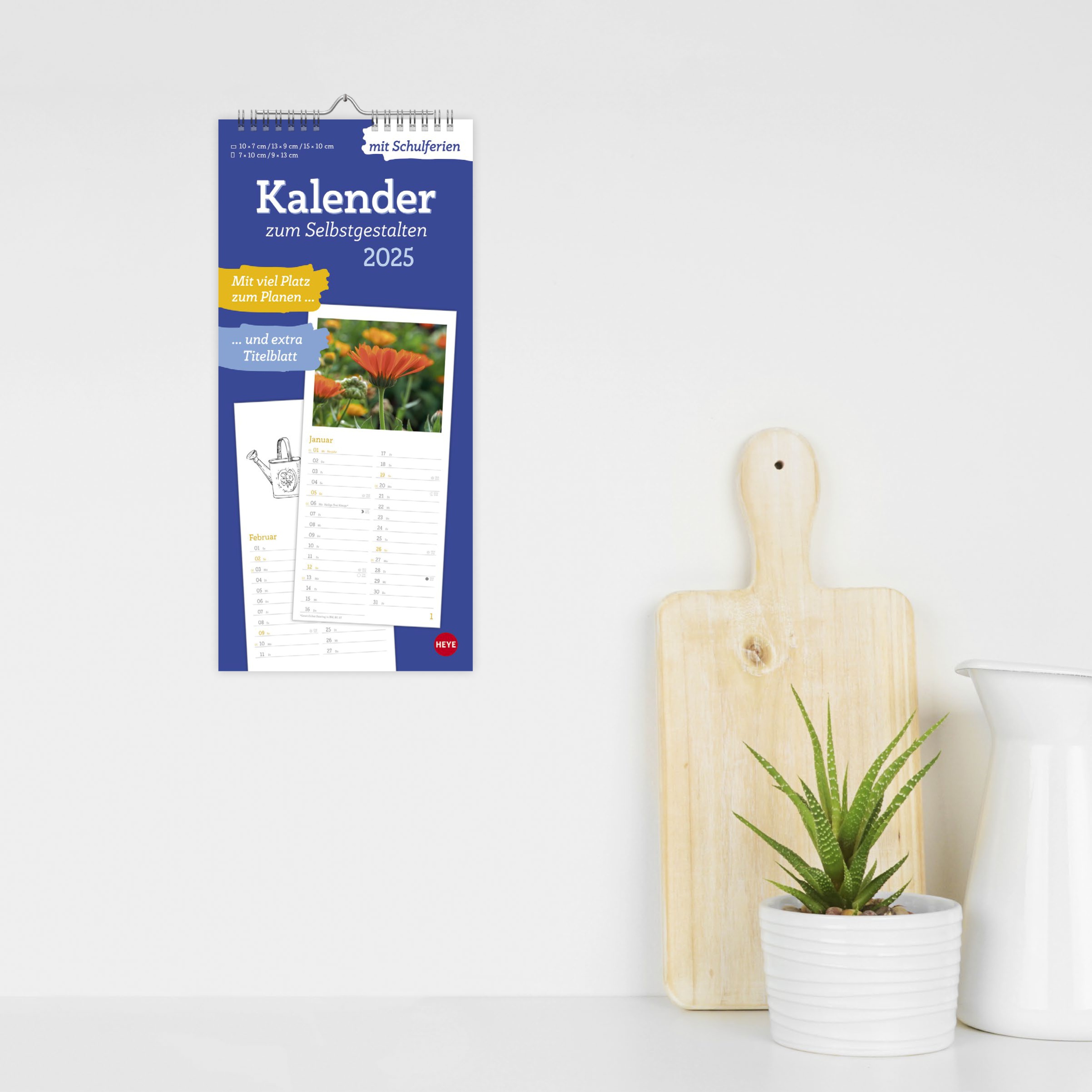 Kalender zum Selbstgestalten 2025