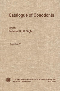 Vorderes Coverbild Catalogue of Conodonts