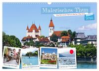 Malerisches Thun (Wandkalender 2025 DIN A3 quer), CALVENDO Monatskalender