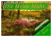 Die Heide blüht (Tischkalender 2025 DIN A5 quer), CALVENDO Monatskalender
