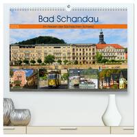 Bad Schandau – Im Herzen der Sächsischen Schweiz (hochwertiger Premium Wandkalender 2025 DIN A2 quer), Kunstdruck in Hochglanz