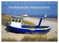 Norddeutsche Impressionen (Tischkalender 2025 DIN A5 quer), CALVENDO Monatskalender