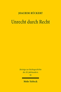 Unrecht durch Recht