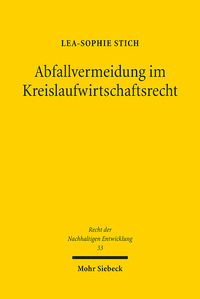 Abfallvermeidung im Kreislaufwirtschaftsrecht