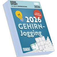 Gehirnjogging 2026 Tagesabreißkalender - 11,8x15,9 - Rätselkalender - Knobelkalender - Tischkalender