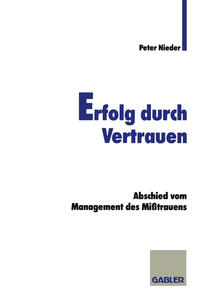 Vorderes Coverbild Erfolg durch Vertrauen