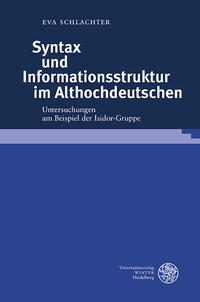 Syntax und Informationsstruktur im Althochdeutschen