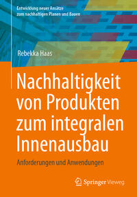 Vorderes Coverbild Nachhaltigkeit von Produkten zum integralen Innenausbau